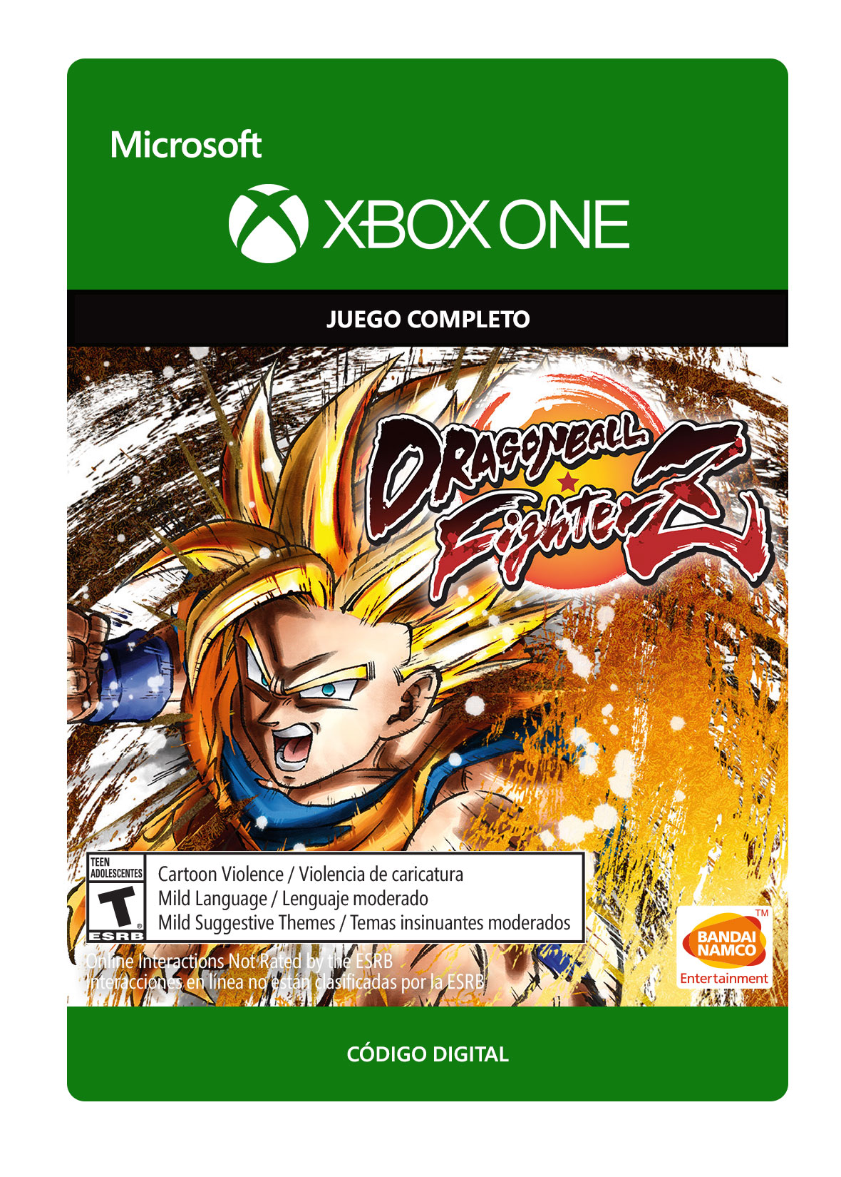 Xbox One - Dragon Ball Fighterz - Juego Completo Descargable