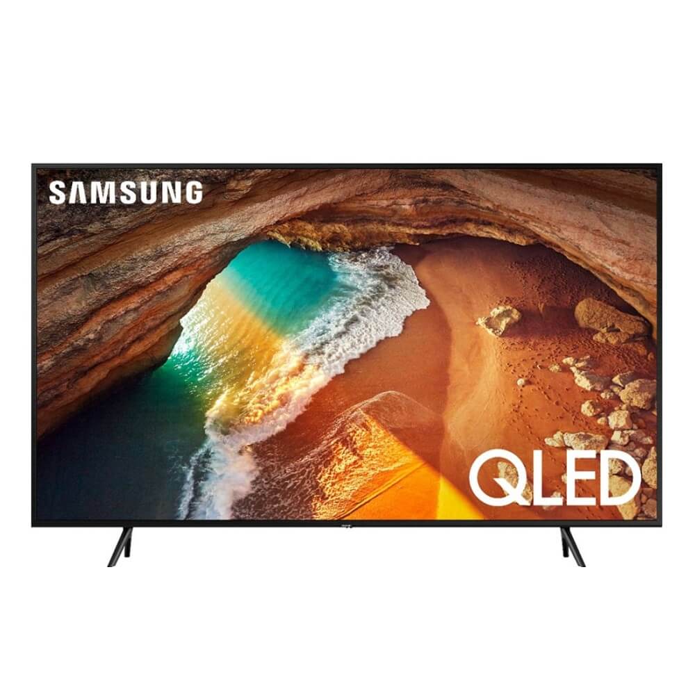 Samsung - Pantalla de 55" - Plana - Q-LED - 4K Ultra HD - Smart TV - HDR - QN55Q60RAFXZA - Negro