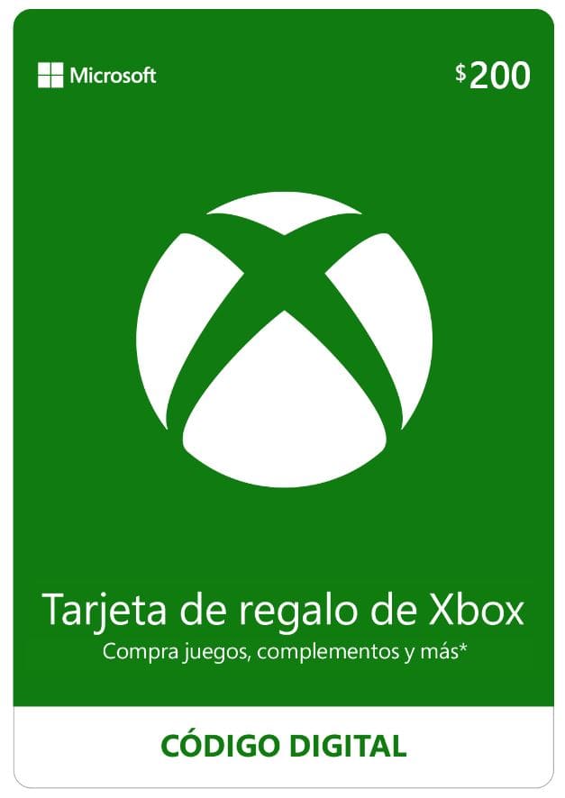 Microsoft Xbox DDP 200 Tarjeta Digital Descargable