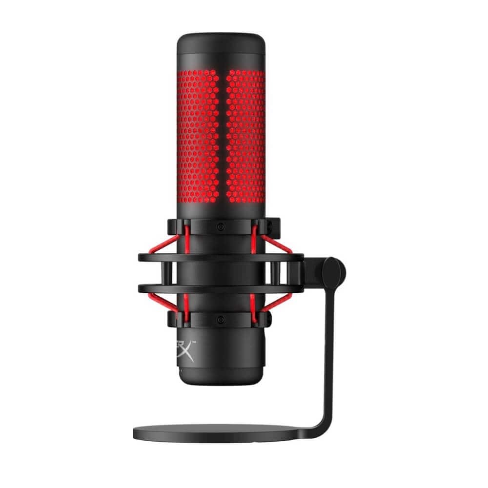 HyperX Micrófono de gaming QuadCast Negro/Rojo Best Buy