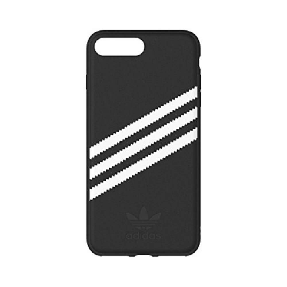 Adidas - Funda / Case Originals Stripes Gamuza para iPhone 6/6S/7/8 - Negro con 3 bandas blancas