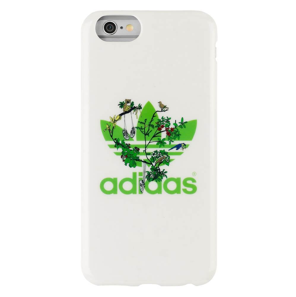 Adidas - Funda / Case Adidas Originals con diseño de árbol y naturaliza en los laterales para iPhone 6/6S - Transparente