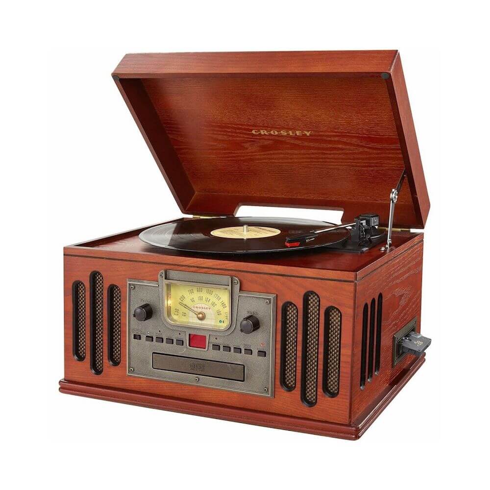 Crosley - Centro De Entretenimiento 5 en 1 - Paprika Brown