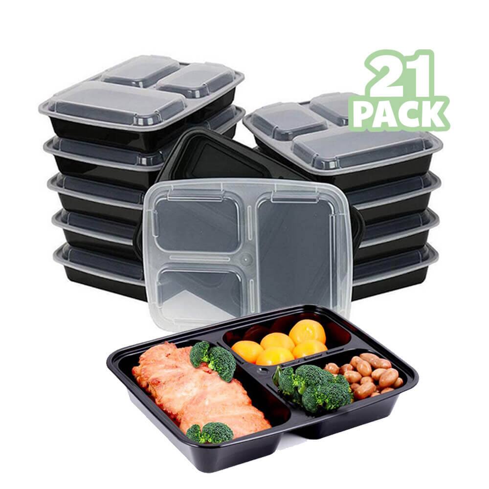 REDlemon - Recipientes reutilizables herméticos para comida con tapa