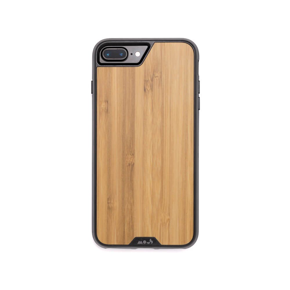 Mous - Funda / Case Bamboo Limit 2.0 para iPhone 7 Plus y 8 Plus - Madera