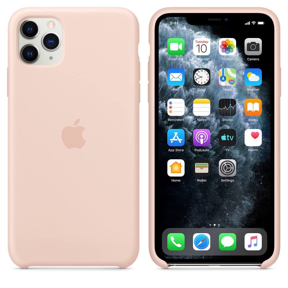 Apple Funda / Case Silicón para iPhone 11 Pro Max Rosa