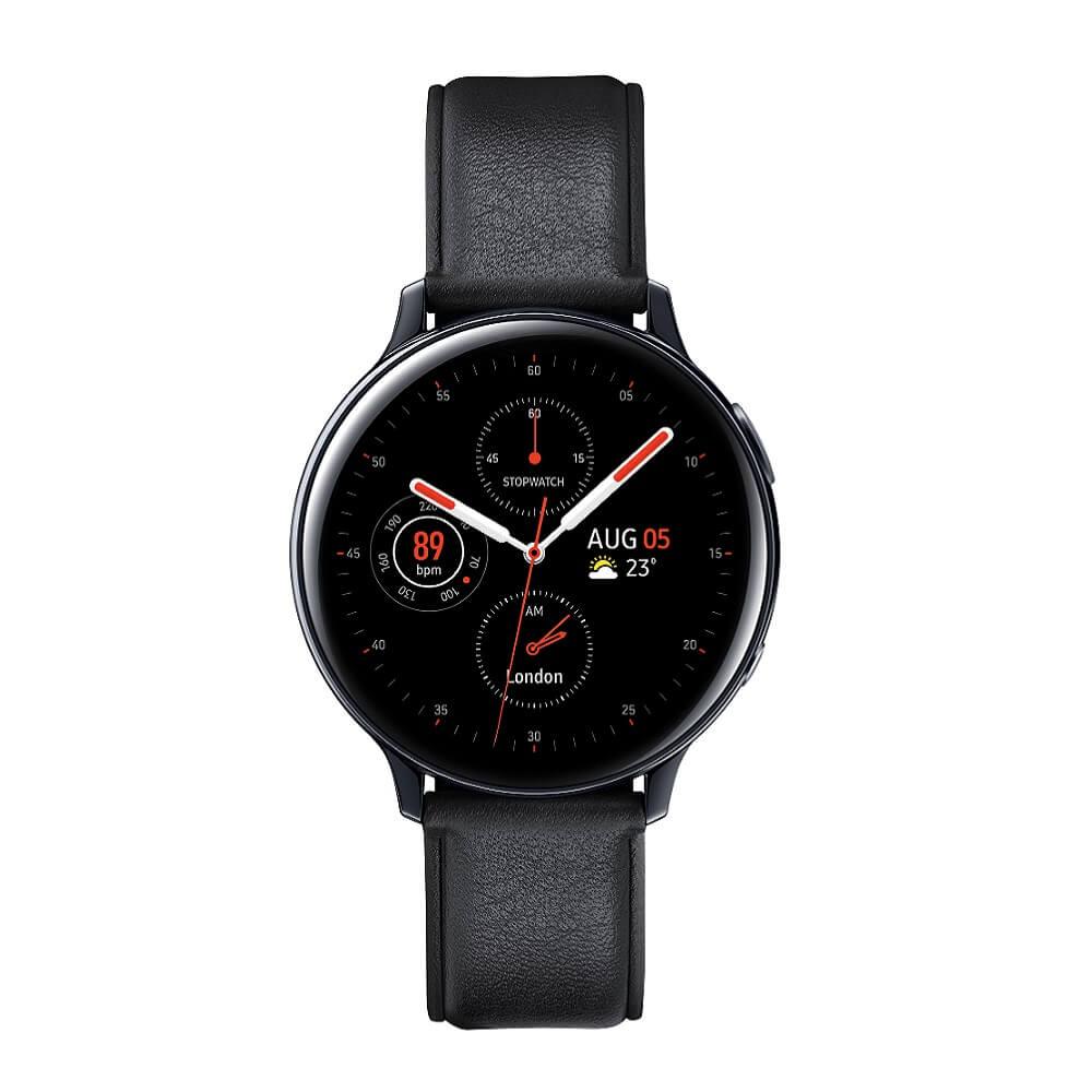 Samsung - Galaxy Watch Active 2 Acero Inoxidable 44 mm - Negro