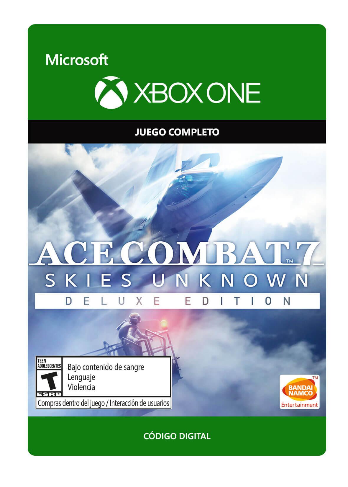 Microsoft - Ace Combat 7: Skies Unknown - Juego completo - Xbox One Tarjeta Digital