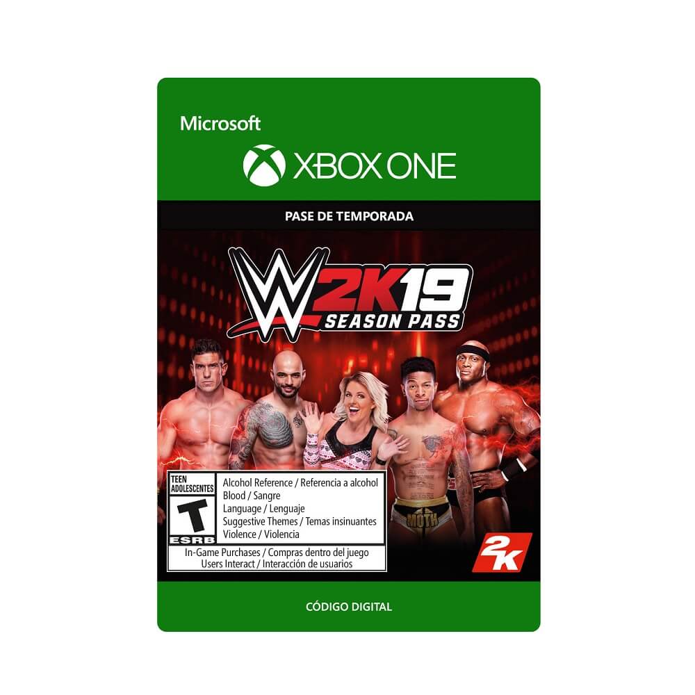 Microsoft - WWE 2K19: Pase de temporada - Xbox One [Tarjeta Digital]