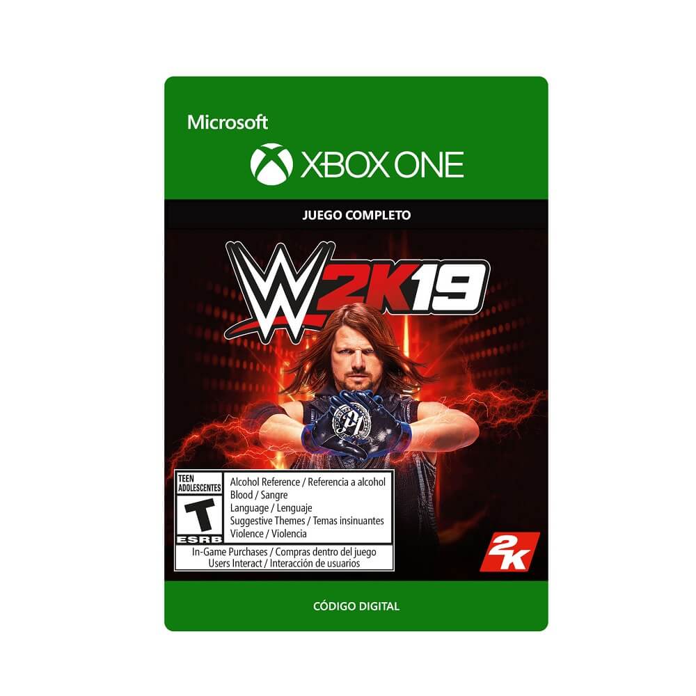 Microsoft - WWE 2K19 Juego Completo - Xbox One [Tarjeta Digital]