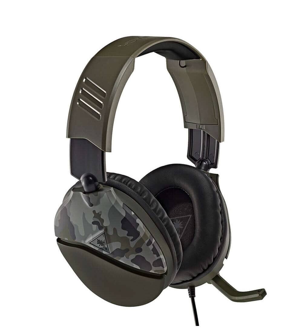 Turtle Beach Audífonos alámbricos Recon 70 Camo 3.5mm