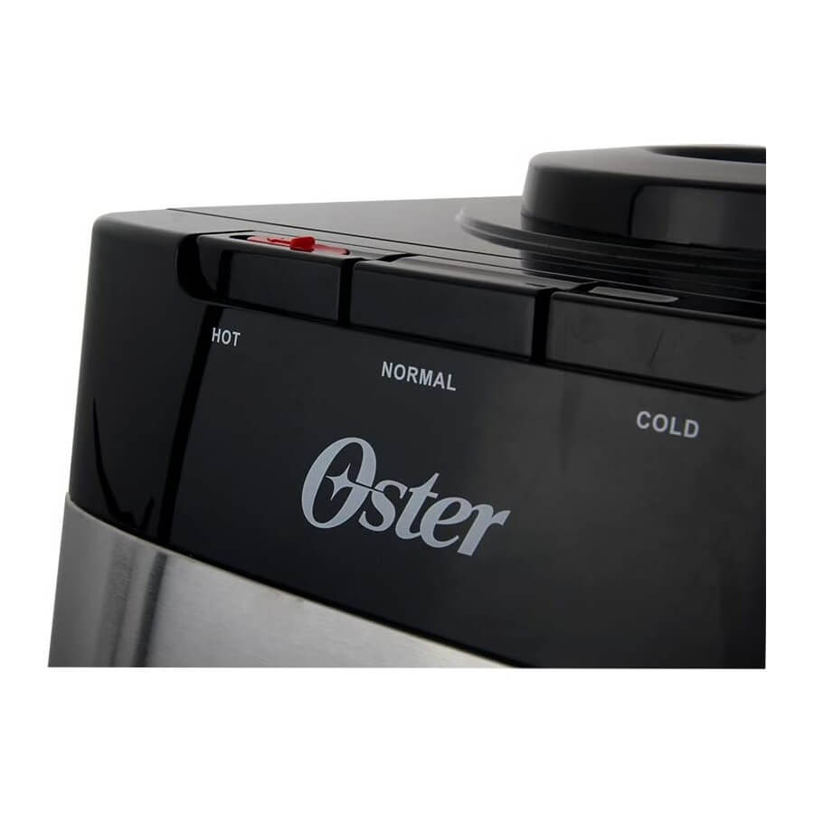 Oster - Despachador de agua con gabinete de 2 temperaturas - Negro