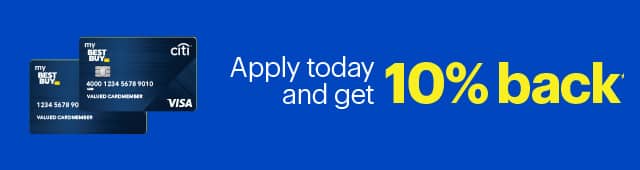Apply today and get 10% back