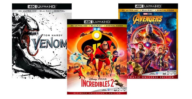 Venta de Discos 4K UHD, Blu-Ray, Blu-ray 3D, DVD, CD. Películas en 4K -  ImpactoHD