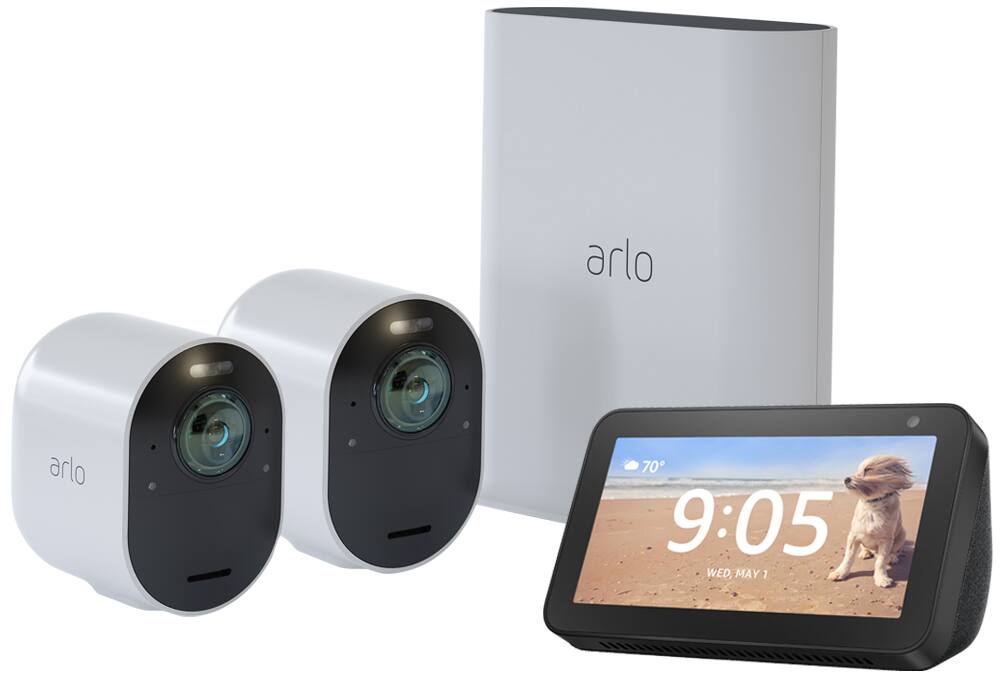 Security camera and smart speaker