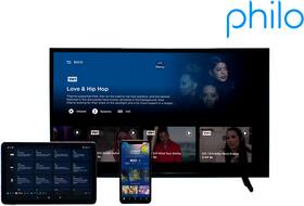 TV, tablet, cell phone with Philo