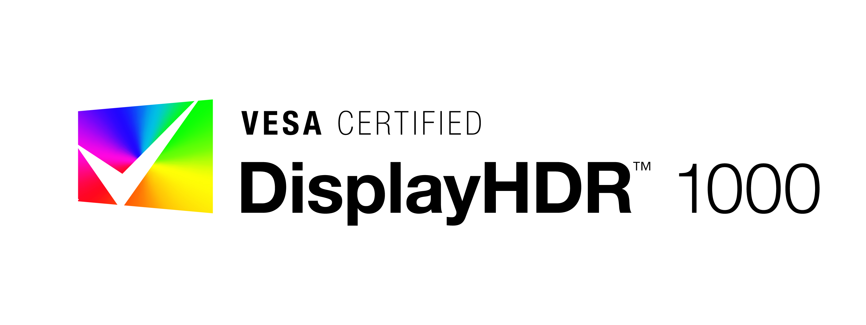 VESA Certified DisplayHDR 1000