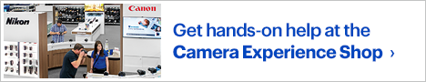 Get hands-on help at the Camera Experience Shop