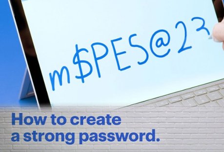 How to create a strong password