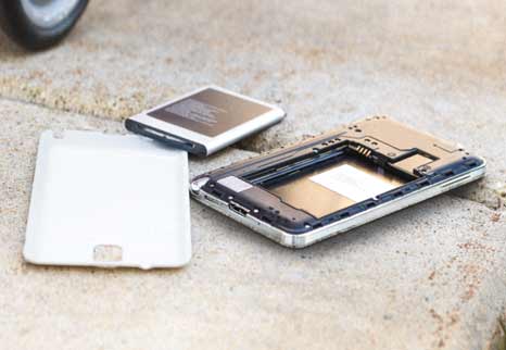 broken cell phone