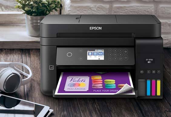 Supertank printer in home office