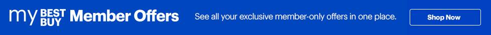 My Best Buy Member Offers. See all your exclusive member-only offers in one place. Shop Now.