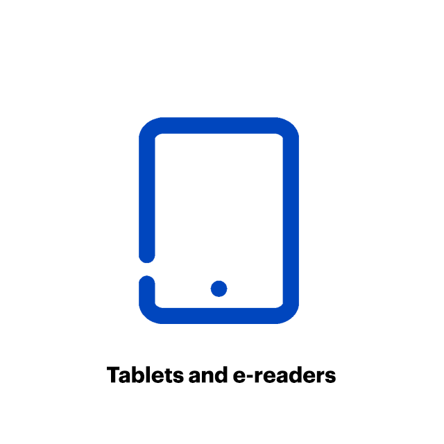 Tablets and e-readers 