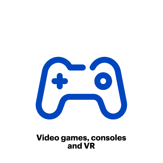 Video games, consoles and VR