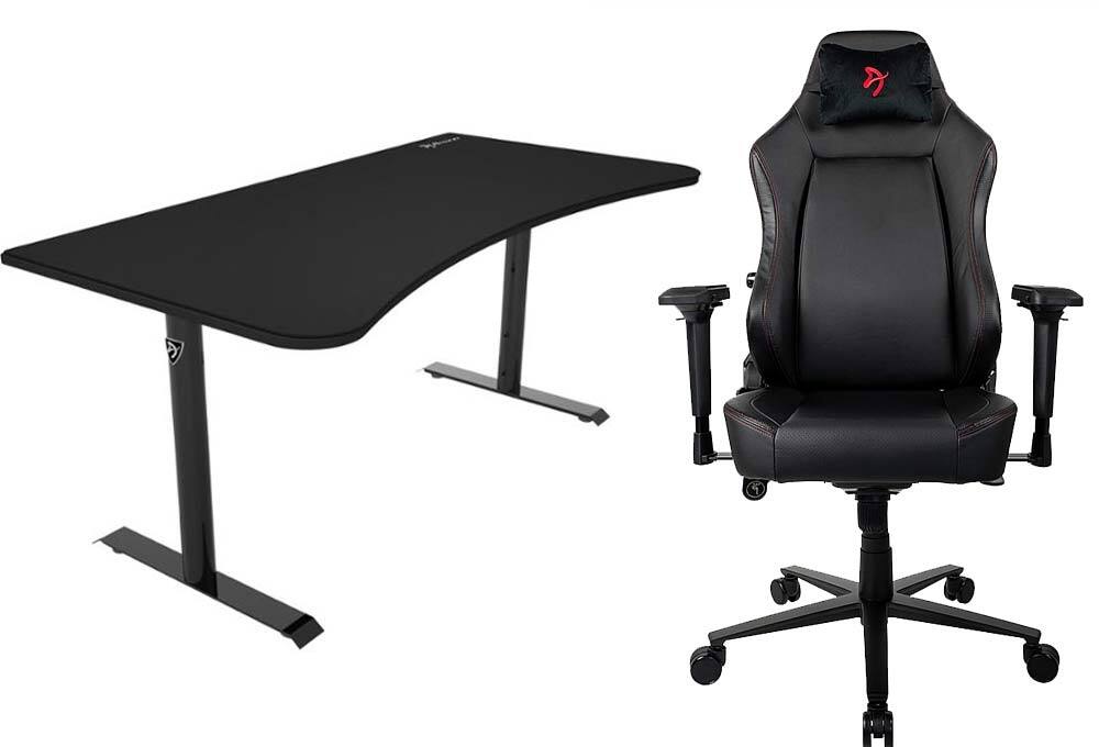 Gaming chair and desk