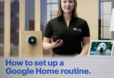 Hot to set up a Google Home routine.