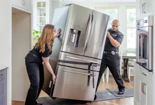 Geek Squad Agent with client.