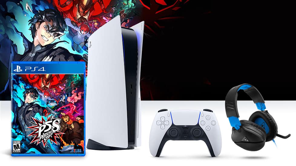 Video game, game console, game controller, headset