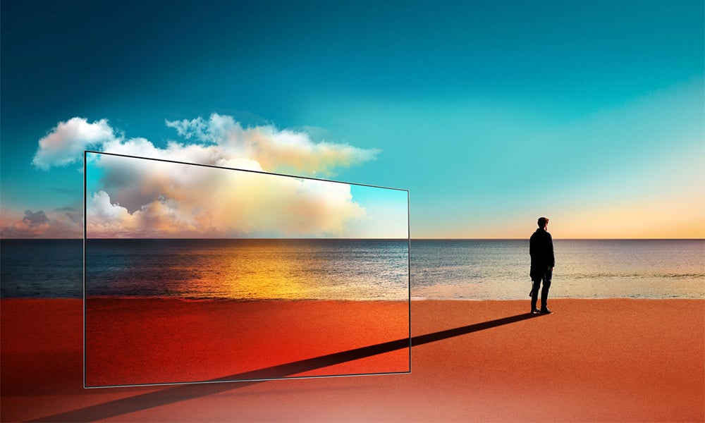 Man standing on the beach