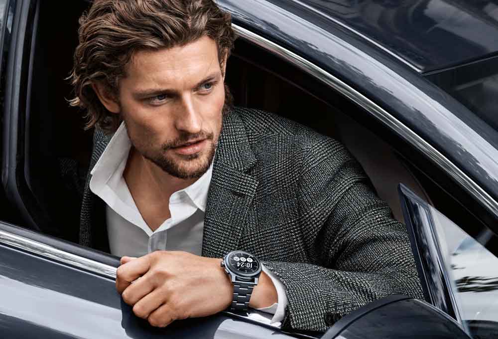 Man wearing watch