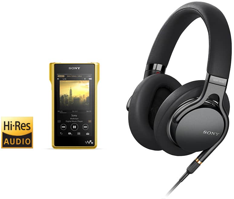 Hi-Res Audio, Hi-Res Audio player, headphones