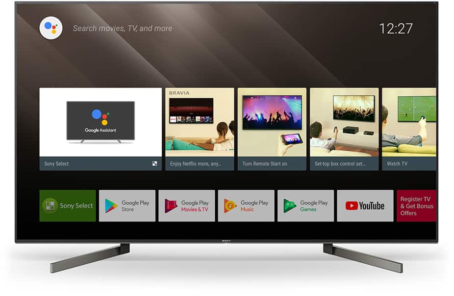 TV and smartphone, Chromecast built-in