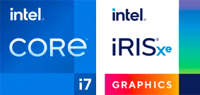 Intel Core i7, Intel Iris X e graphics