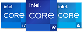 Intel Core i9, Intel Core i7, Intel Core i5