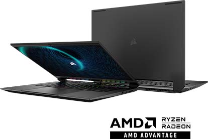 Voyager gaming laptop, AMD Ryzen, AMD Radeon, AMD Advantage
