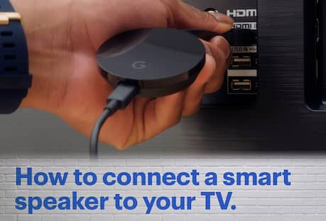 How to connect a smart speaker to your TV.