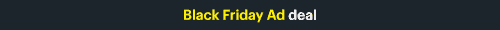 Black Friday Ad deal