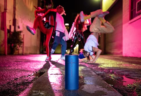 People and speaker