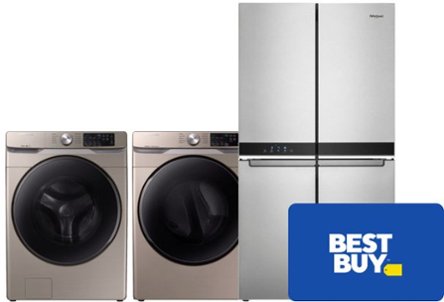 Get a FREE $100 e-gift card with 2 or More Major Appliances Totaling $999 or more at Bestbuy