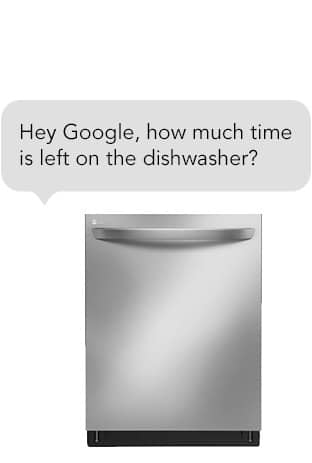 lg dishwasher google home