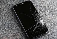 Broken cell phone