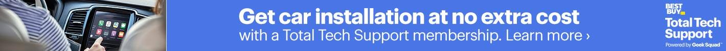 Get car installation at no extra cost with a Total Tech Support membership. Learn more.