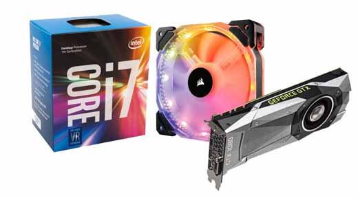 Box processor, video graphics card, cooling fan