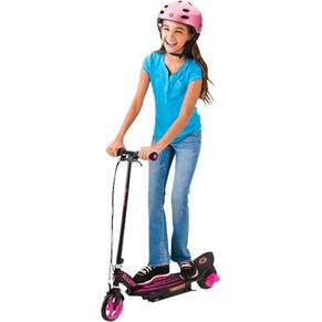 Child on electric scooter