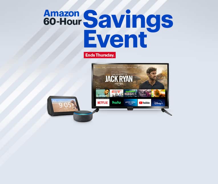 Amazon 60-Hour Savings Event. Ends Thursday.