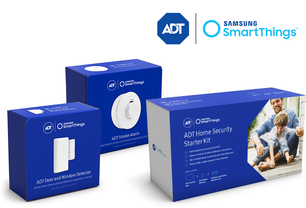 House and car, ADT, Samsung SmartThings